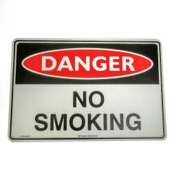 Danger No Smoking Sign