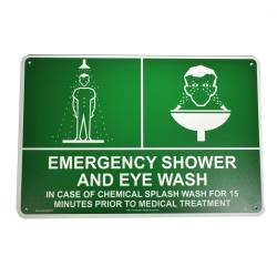 Emergency Shower & Eyewash Sign