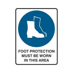 Foot Protection Sign