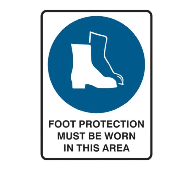 Foot Protection Sign